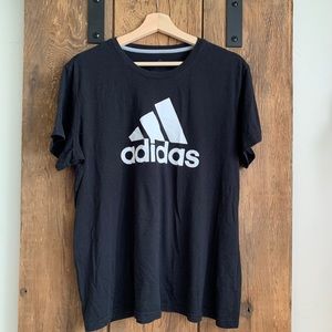 Adidas black tee shirt